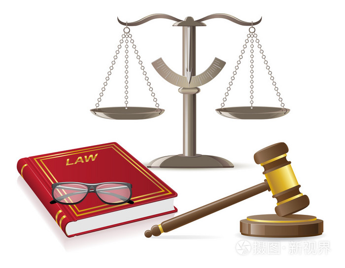 法律圖標矢量圖 現(xiàn)代法律傳播的視覺紐帶