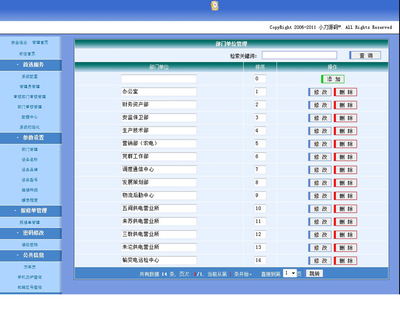 計算機辦公設備在線報修管理系統ASP網站源碼XYM432 完整無錯